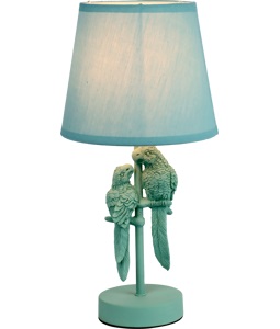 Turquoise Parrot Duo Lampe