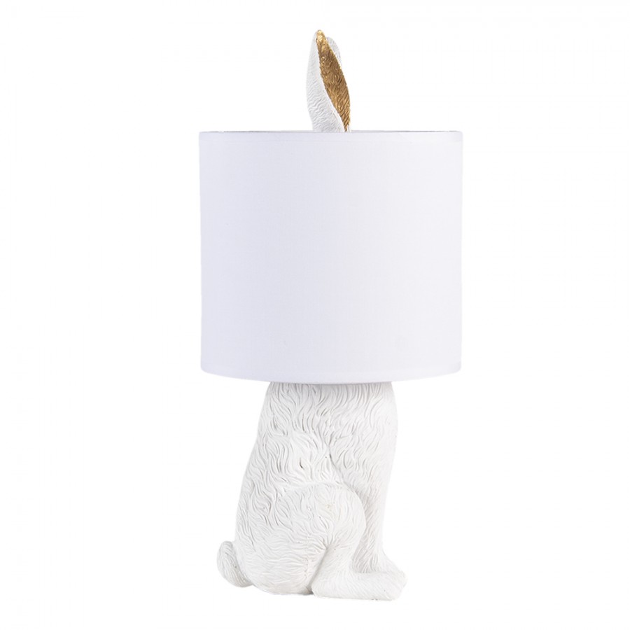 Lampe Hiding Rabbit Weiss