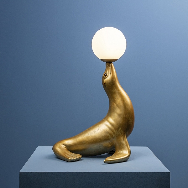 Tischlampe Robbe Gold 